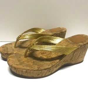Tory Burch Wedges 7.5 - worn once, with box